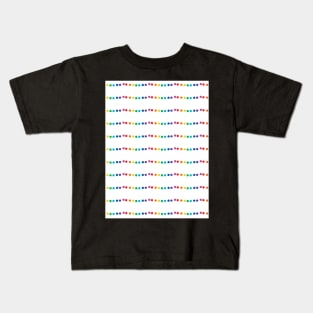 Rainbow paint dots 2 Kids T-Shirt